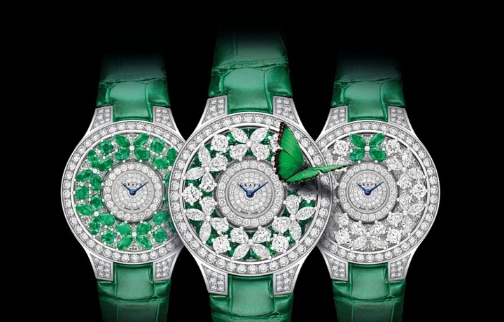 Ukázka hodinek klenotnictví Graff - Butterfly