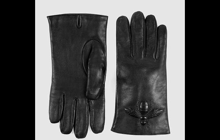 Kožené rukavice Gucci 