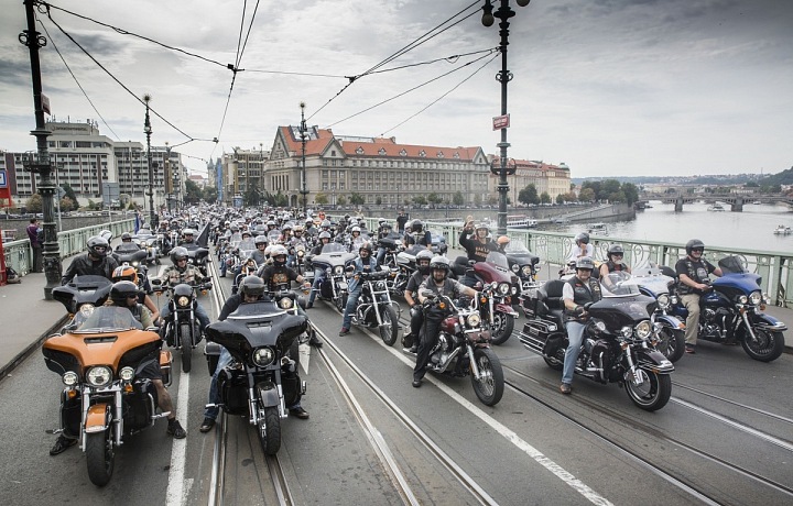 Oslavy 115. výročí Harley-Davidson v Praze