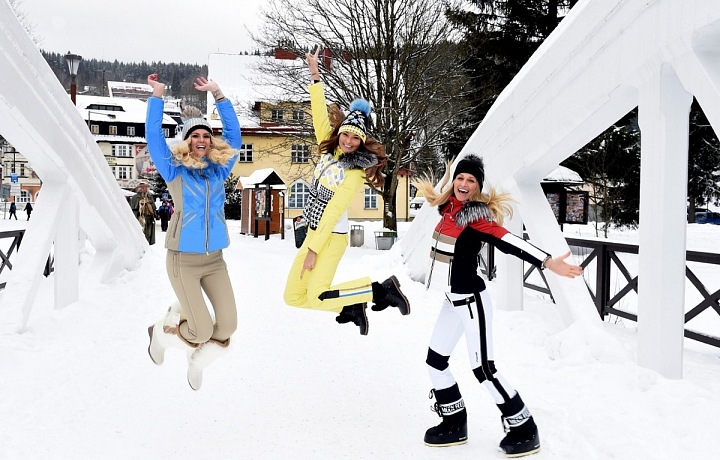 Lucie Hadašová, Nikol Švantnerová and Veronika kašáková (from left)
