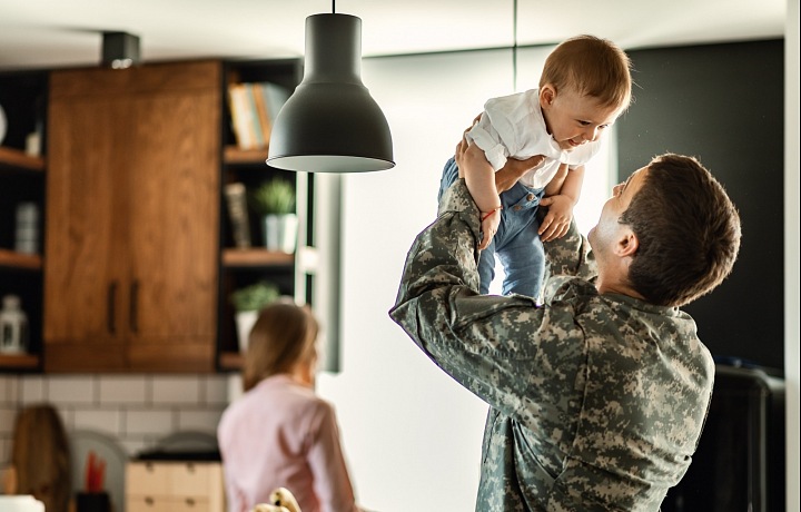 Děti vojáků se učí vážit si každého okamžiku