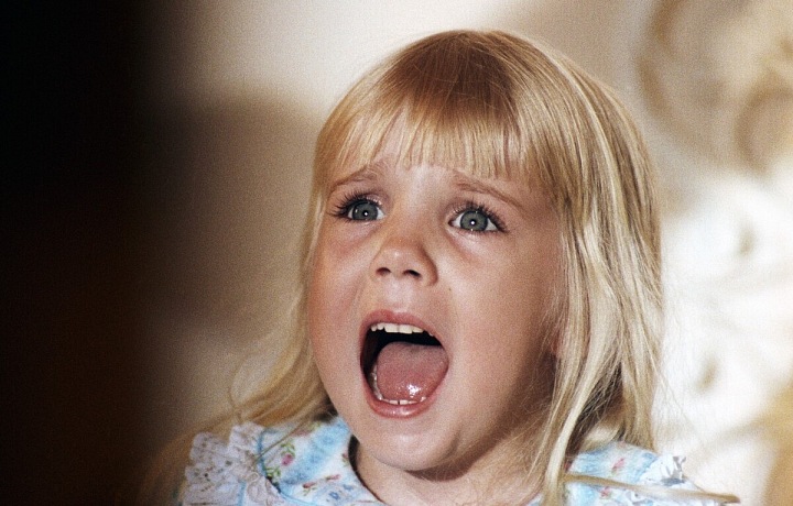 Heather O'Rourke ve filmu Poltergeist (1982)
