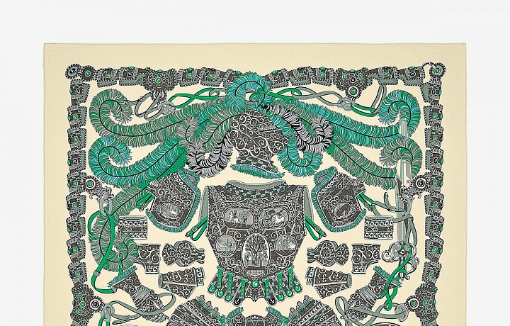 Luxusní šátek Hermès