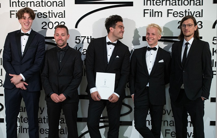 Albert Hospodářský a další tvůrci oceněného filmu Brutální vedro.