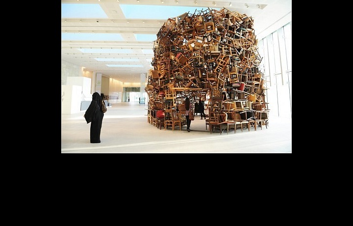 Tadashi Kawamata, Chairs for Abu Dabi