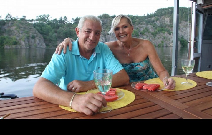 Helena Vondráčková s manželem