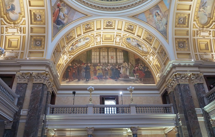 Překrásný interiér Národního muzea