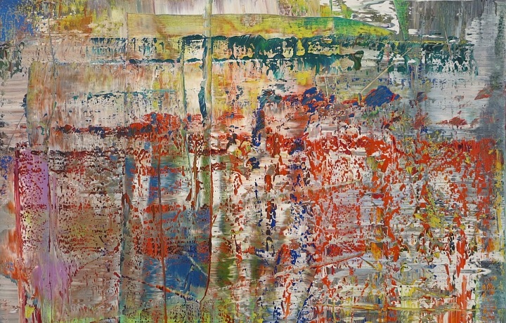 Gerhard Richter: Abstraktní obraz, 1990