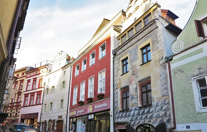 Historické budovy Českého Krumlova