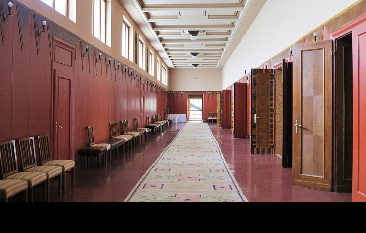 Ústřední hala v reprezentativních prostorech