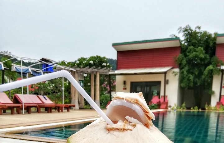 Chybět nemohla ani tradiční Coconut drink