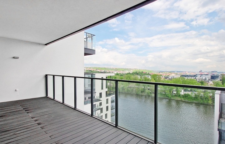 Terasa v bytě v Holešovicích