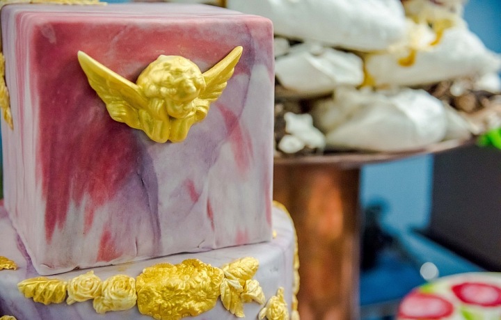 Detail nádherných dortů