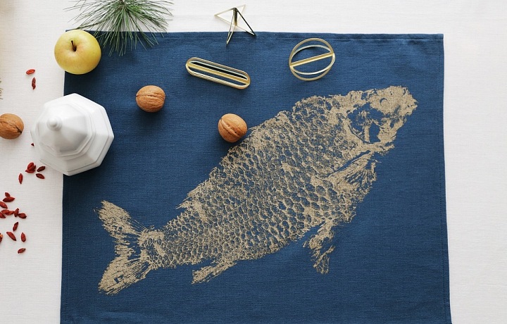 Prostírání s kaprem