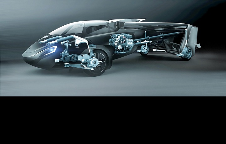 Vnitřnosti létajícího vozu