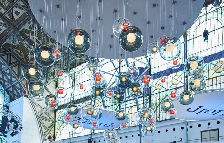 Zákoutí v jedné z výstavištních hal