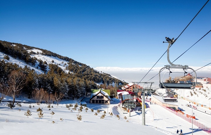 Lyžování Kayseri, Erciyes v Turecku