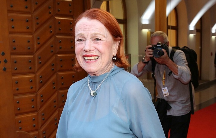 Herečka Iva Janžurová.