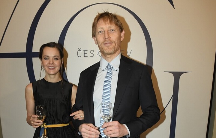 Karel Janeček s Lianou Janečkovou na Českém lvu v roce 2022