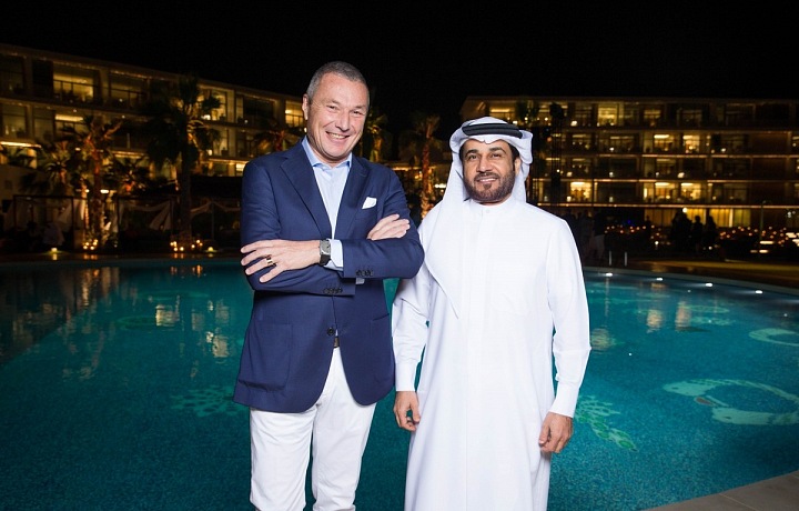 Jean-Christopher Babin and H.E. Abdulla Al Habbai