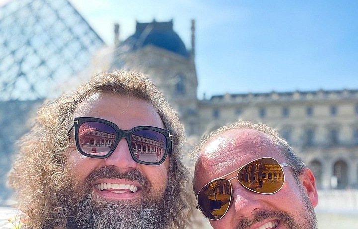 Josef s manželem Petrem. 