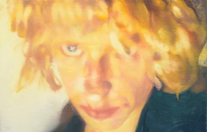 Johannes Kahrs, Untitled (man with lipstick), 2017