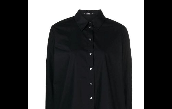 Černá košile Karl Lagerfeld.