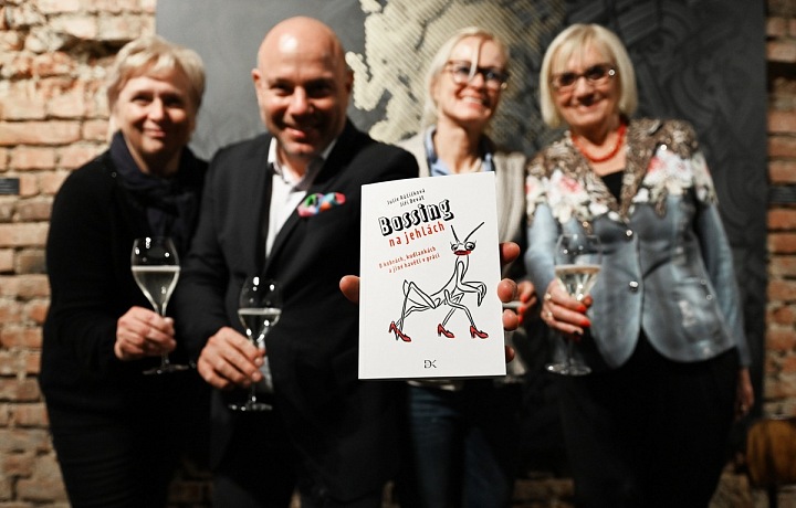 Křest knihy Bossing na jehlách. 