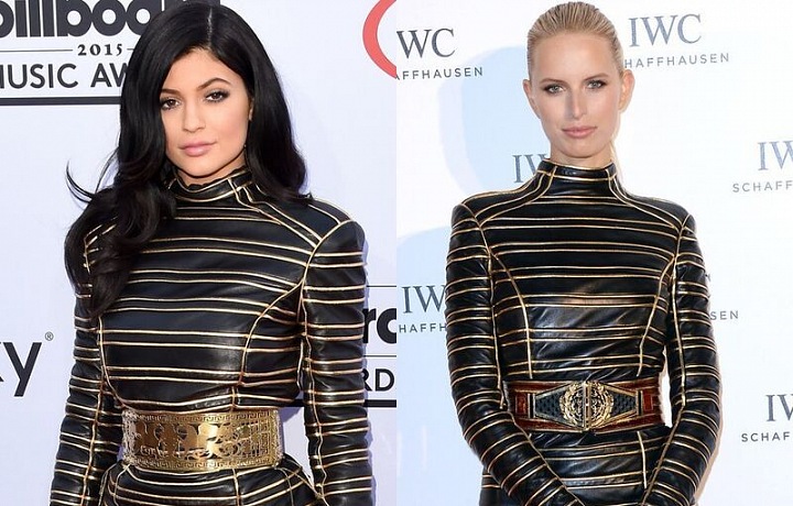 Kylie Jenner, Karolina Kurková v šatech Dior