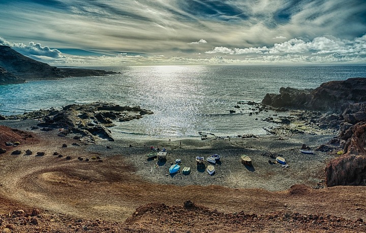 Kanárský ostrov Lanzarote