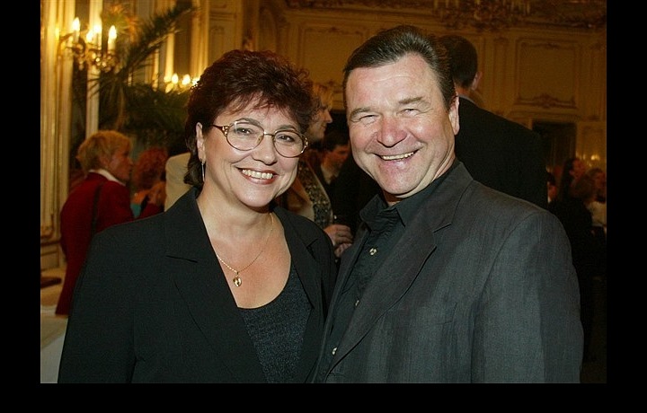 Václav Postránecký s manželkou