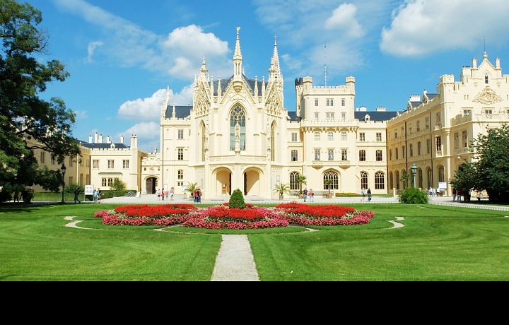 Překrásný zámek Lednice