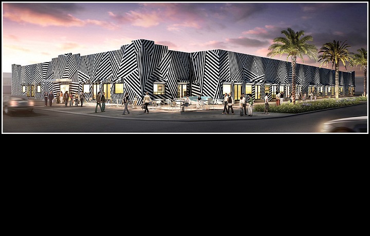 Kretaivní budova ve Wynwood