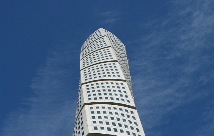 Turning Torso - nejvyšší budova Skandinávie