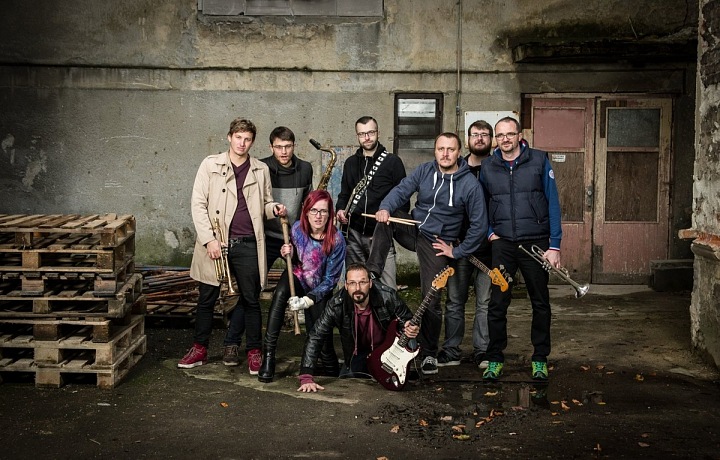 Markéra Gregorová s kapelou.