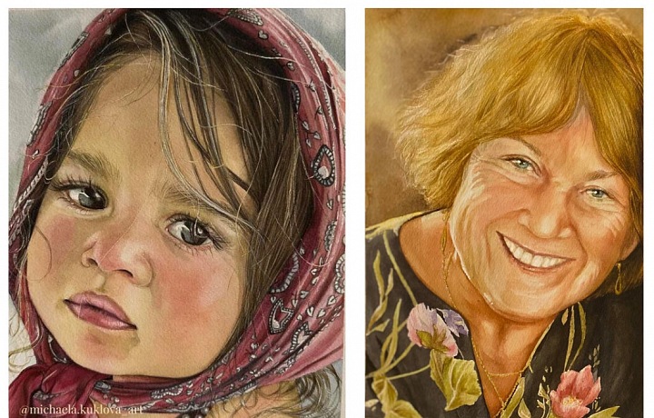 Obrazy Míši Kuklové vystihují jak podobu, tak i duši portrétované osoby.  