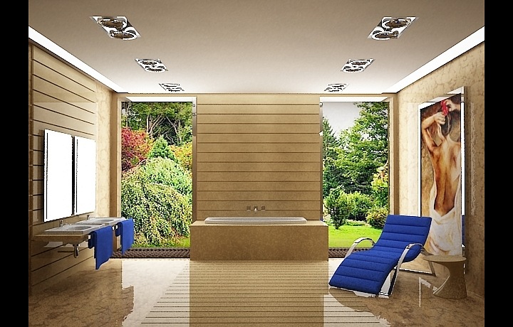 Moderní koupelna dle zásad Feng shui