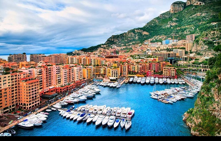 Přístav v Monte Carlu