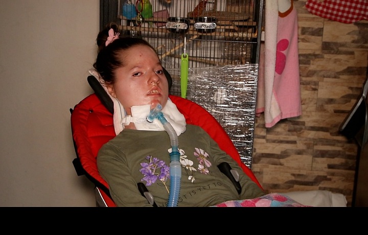 Vanesska má SMA diagnostikovanou téměř od narození 