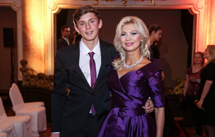 Natali se synem Filipem. 