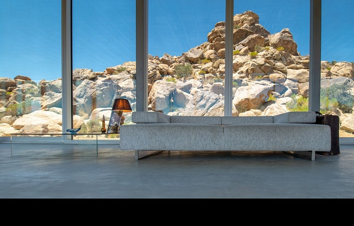 Neviditelný dům a obývací část