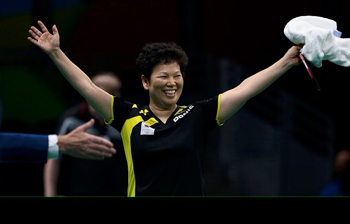 Ni Xia Lian má z vítězství vždy stejnou radost jako v mládí.