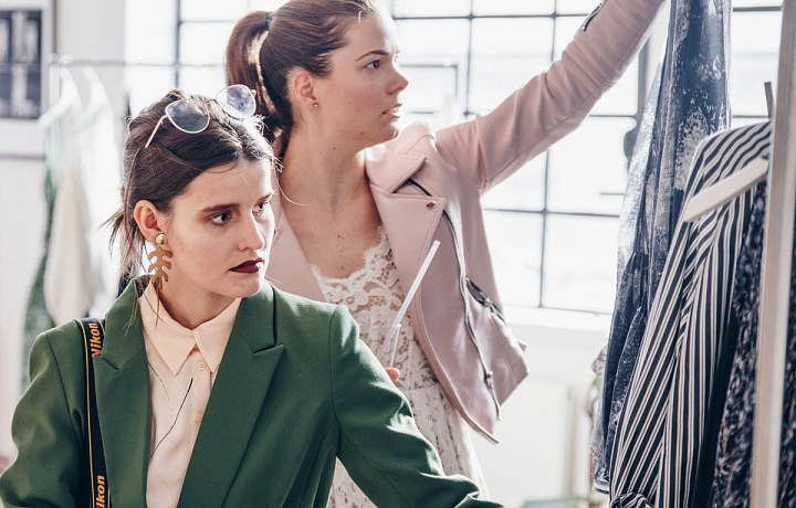 Módní blogerka Nicole Kudělková a Šárka Štursová