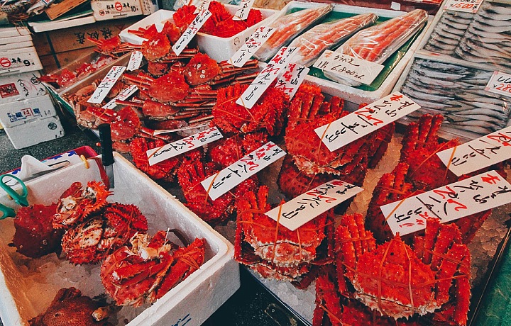 Nijo market in Sapporo