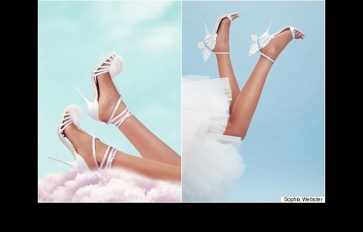 Luxusní a sladké svatební boty od Sophie. 