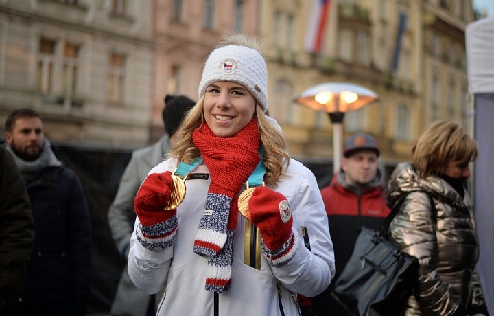 Dvojnásobná zlatá medailistka Ester Ledecká