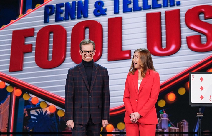 Na jevišti s Alyson Hannigan v pořadu Fool Us!.
