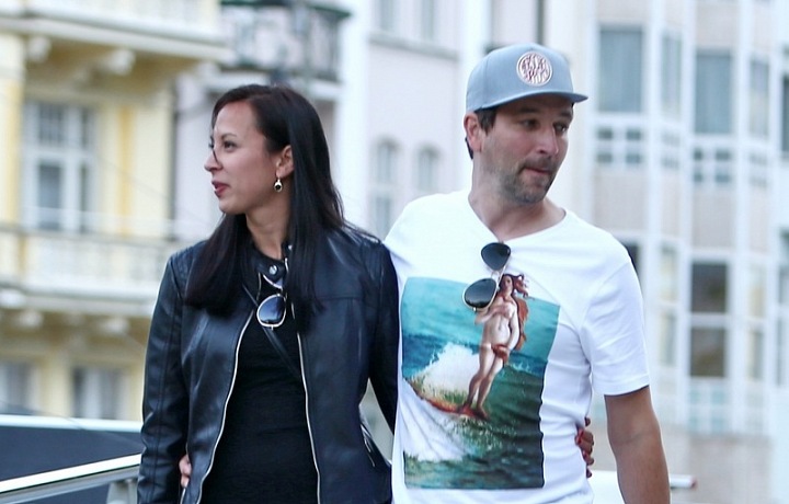 Ondřej Sokol s přítelkyní