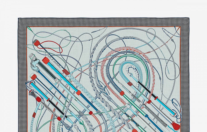 Luxusní šátek Hermès