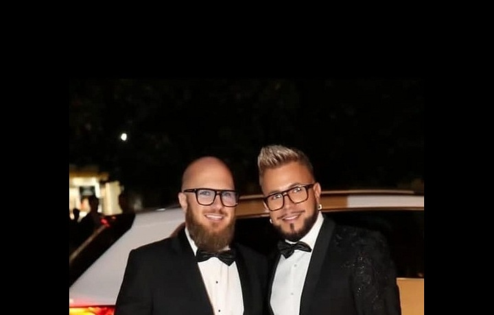 Osmany Laffita s manželem Guyem. 